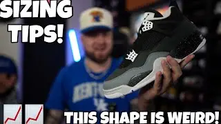 SIZING TIPS FOR THE JORDAN 4 &ldquo;FEAR&rdquo; THE SHAPE OF THESE IS OFF! DON&rsquo;T MAKE A MISTAKE!