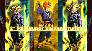 2 ⭐ new F2P Super Saiyan Trunks controls the battlefield! (Dragon Ball Legends)