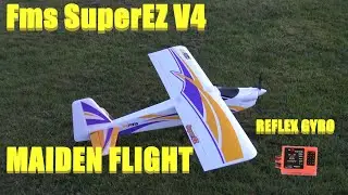 Fms SuperEZ V4 ПЕРВЫЙ ПОЛЕТ