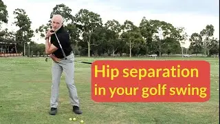 Hip separation in your golf swing