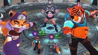 Alopex & Tiger Claw VS Krang Boss
