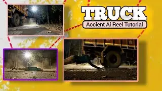 Trending AI Truck 🚚 Accident Reel Tutorial | Viral Instagram Edit Step-By-Step | maheshan4