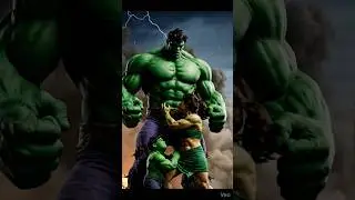 HULK VS ALIEN #aihulk #ai #hulk #viral #shorts #hulksmash #youtubeshorts
