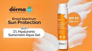 Derma Co Hyaluronic Sunscreen Aqua Ultra Light Gel With Spf 50 Pa++++  #beauty #sunscreen