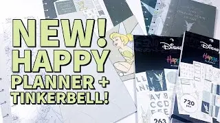 Happy Planner Spring Release 2023 - Tinkerbell Sticker Book & Accessory Flip Throughs!