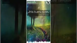 Best Quotes About Nature Alfred Lord Tennyson No1