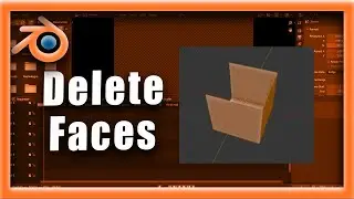 Blender Tutorial: How To Delete Faces In Blender