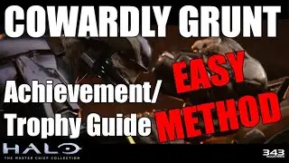 Halo 2A MCC - Cowardly Grunt EASY Achievement/ Trophy Guide (FIRST TRY)