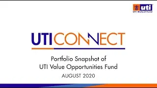 UTI Connect | Portfolio Snapshot - UTI Value Opportunities Fund - August 2020