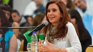 Cristina Kirchner en la Facultad de Filosofía y Letras (UBA)