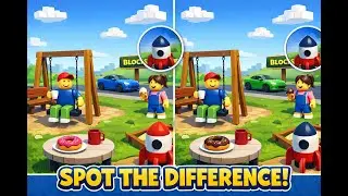 Only 3% can find them all ! #puzzle #find #spot #difference #live