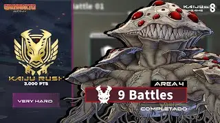 ¡EL DESAFÍO FINAL DE KAIJU RUSH! 😱 ÁREA 4 con SCORE MÁXIMO | Kaiju Nº8 The Game