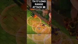 coc th 17 long range attack 👀😎 best range attack th17 #th17 #dragonride#coc#clshofclans #shortsfeed