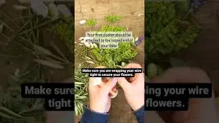 Rapid speed floral crown tutorial.