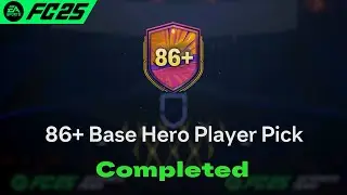 86+ Base Hero Upgrade SBC Solution Completed - Cheapest Solution FC 25