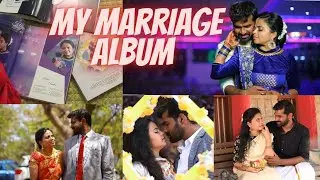 Marriage Album Tour in தமிழ்|Wedding shoot Ideas|Fun moments with Bava|Sindhubalavlogs