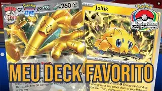 ESSE É MEU BARALHO FAVORITO DO POKÉMON TCG! GHOLDENGO JOLTIK! | POKÉMON TCG LIVE