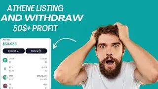 Athene mining app withdraw process 1$ price || payment proof || selling method