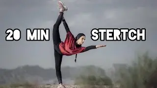 20 minutes advanced  flexibility stretch, and then kick higher