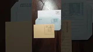 Inland letter, Post Card and Cover by India Post 2025.