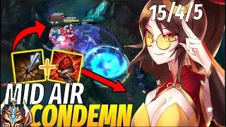 INSANE VAYNE TRICK MID AIR CONDEMN FROM RANK 1 VAYNE | LEAGUE OF LEGENDS SEASON 12 - SEASON 2022