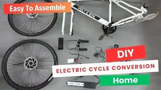 Turn normal cycle into advance electric cycle #new #mtb #hub #motor #cycle