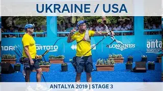 Ukraine v USA – recurve men's team bronze | Antalya 2019 World Cup S3