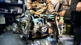 Запуск мотора Ш58 15 Марта 2016