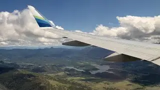 Alaska Horizon E175LR [N650QX] Approach, Landing & Shutdown at Medford Rogue Valley Airport