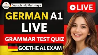 German A1 Speaking Practice | Live German Class | Deutsch mit MahinayaLearn German A1 Live 