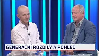 Timofej Kožuchov a Roman Prymula v pořadu Co Čech, to politik