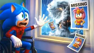 Oh No! AMY Is MISSING?! Can SPIDER SONIC Find Her? | Sonic The Hedgehog 3 Animation