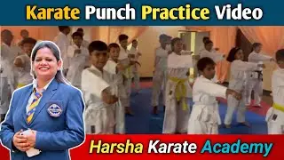 Karate Punch Practice Video ll Harsha Karate Academy ll #harshasahu #karate #martialarts #shortvideo
