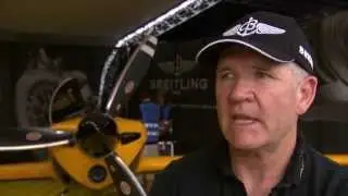 Nigel Lamb ahead of Gdynia race - Red Bull Air Race 2014