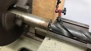 Voest lathe running on 10 hp rotary phase converter