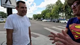 Getting to YES !  Alberta Separation - in Edmonton - 7 Street Interviews beside Italian Grocery
