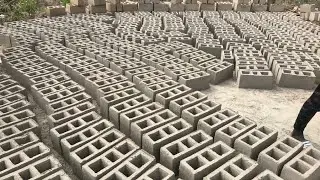 making more blocks despite the heavy rains,