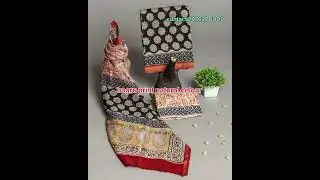 Hand block printed Chanderi suits collection.#bagruprint #handblockprinted #textilesofindia