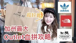 【抽獎🎉】美國Outlet真的便宜嗎？加州最大Outlet超好買血拼攻略！｜仙露莉安