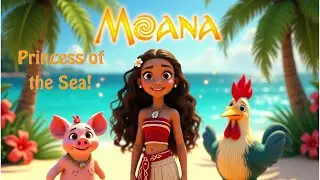 🌊✨ &ldquo;Moana Princess of the Sea | Magical Disney-Style Kids Song🏝️🐚