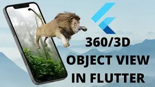 3d object in flutter | flutter 360 / 3D view