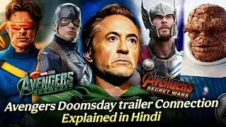 Avengers Doomsday trailer Hidden Details Explained 🔥 || Avengers Doomsday to Endgame connected 🤯 MCU