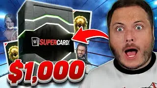 I Spent $1,000 on WWE SuperCard Packs! *Insane Pulls*