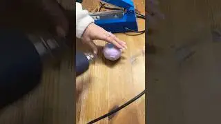 Bath Bomb Packaging #heatshrink #oddlysatisfying