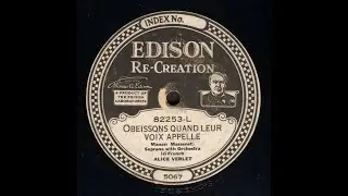 Alice Verlet - Massenet Edison DD 82253-L 1916