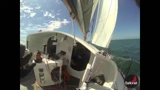 Sailonet class 40 pendant  la course Cowes-Dinard 2015