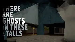 There are Ghosts in These Stalls HORROR GAME Full Game No Commentary