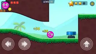 Red Ball & Stick Hero Game Level 10  #viral #smile #games