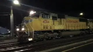 [UP]4515 SD70M & [UP]7501 GE AC45CCTE & [CSXT]5101 CW44AH Leads Q401-12 Headed SB In Fay NC