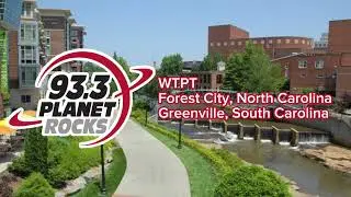 WTPT 93.3 HD1 Forest City, North Carolina-Greenville, South Carolina 93.3 The Planet Rocks